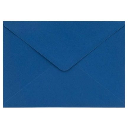 Decorative envelopes C5 navy blue 120 g, 50 pieces, glued wet