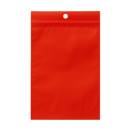 Red string sacks 70x100 mm 100 um, purses ZIP 50 pcs