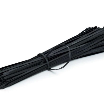 Clamping bands black tripods for cables 530 x 7,6 mm 100 pcs