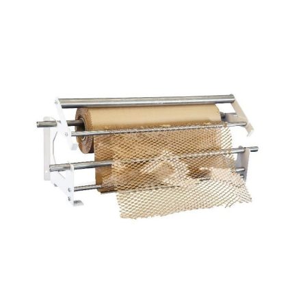Metal dispenser for punched-up paper 40 cm 250 m