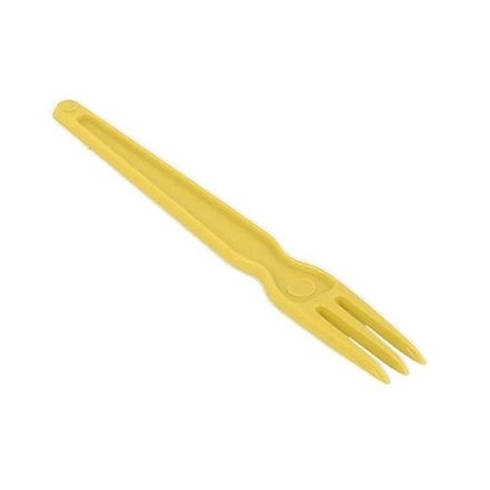 Fork for fries disposable plastic colored 80 mm 1000 pcs