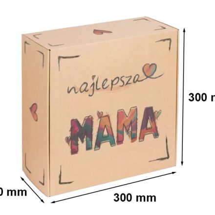Cardboard MAMA 300x300x110 mm Fashion box for gift