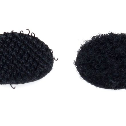 Turnip wheel 13mm Black 1500pc Hook + Loop