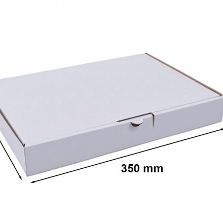 Cardboard box F426 white A4 350x250x50mm fashion box