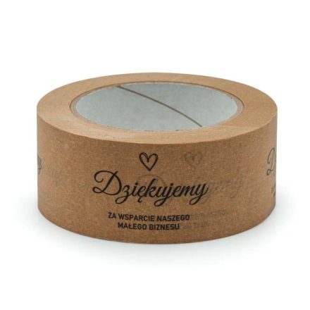 Paper tape with print Thank you for your support 48mm/50m