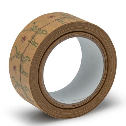 Holiday tape paper Fawn green 48 mm x 50 m for gifts