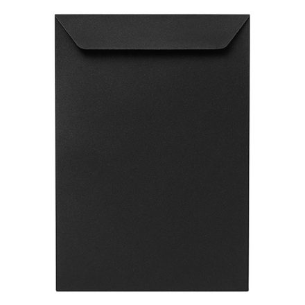 C4 decorative envelopes HK Pearl Black 120g 50 pieces - Luxury envelopes