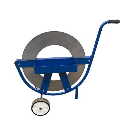 Rewinder trolley for steel strip Steel 06, to 19 mm, on the spool 600 mm