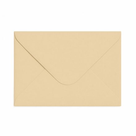 Decorative envelopes C6 beige 120 g, 10 pcs. - Wet closure