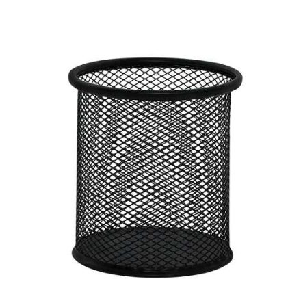 Desktop Box for Pens Q-Connect Grid 90 x 100 mm black