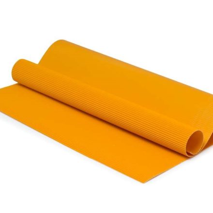 Corrugated ornamented sheet B2 50x70 cm yellow TF-707