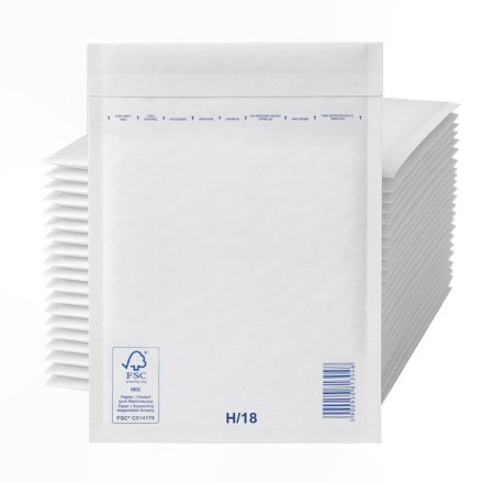 White protective bubble envelopes VP H18 270x360 mm carton 100 pc