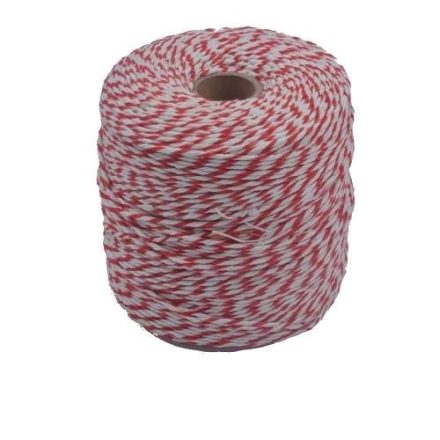 White-red cotton cord for meat 2 mm 290 m 500 g