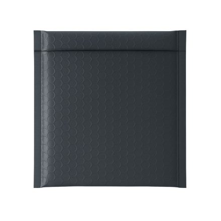 Metallic protective bubble envelope 165x165 mm graphite for gift