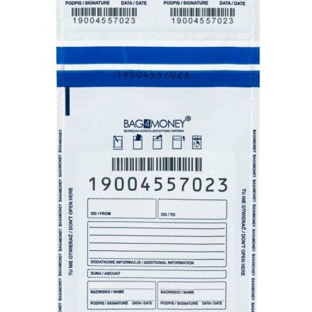 Bank security envelopes Bag4Money B5 180x245 mm Covering 100 pcs
