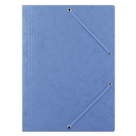 A4 rubber briefcase waxed prespar 3-Wing blue. 10 pcs