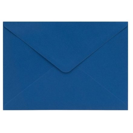 Paper decorative envelopes C6, navy blue for invitations, 50 pcs