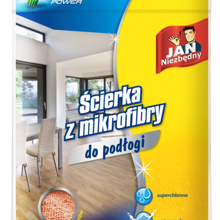 Jan Necessary microfiber cloth for mop 1 orange piece