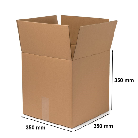 Cardboard flap cardboard box 5-layer 350x350x350mm BC580