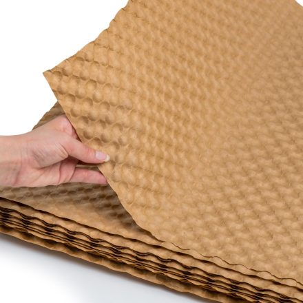 Brown bubble paper 40x40 cm, 50 Packaging sheets