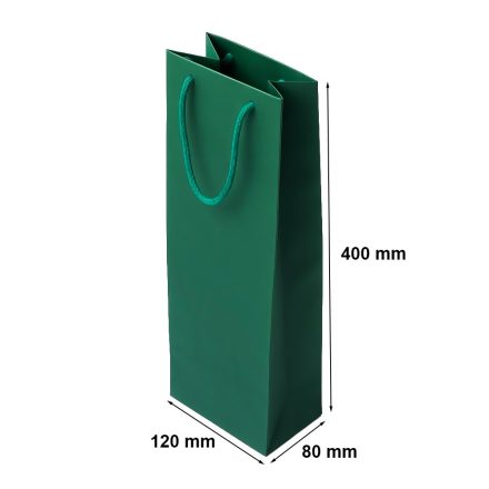 Paper bag for green wine 120x80x400 mm 170 g