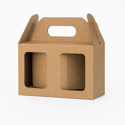 Cardboard 174x85x95 mm, box for 2 jars, 10 pcs