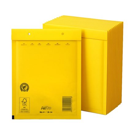 Protective bubble envelopes D14 self-adhesive yellow 200x275 mm 100 pc