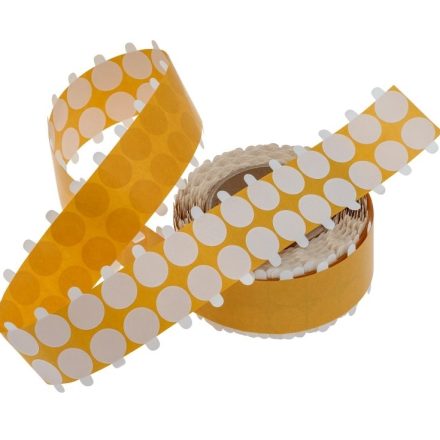 Transparent bipartite adhesive wheels 18mm with fingerlift 2000 pc