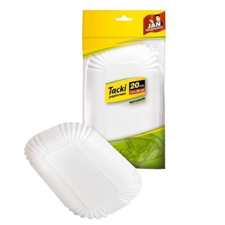 Single-purpose paper trays 13x20 cm white 20 Jan Necessary