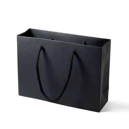Black laminated paper bag 200x60x150 Present