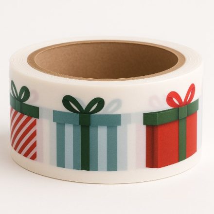 Packing tape gluing Christmas ornament pattern Gifts 50 mm x 66 m