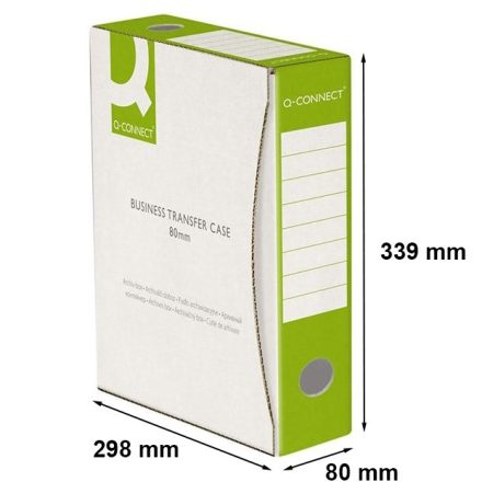 Acid-free archiving box 298x80x339 mm au 800 green cards