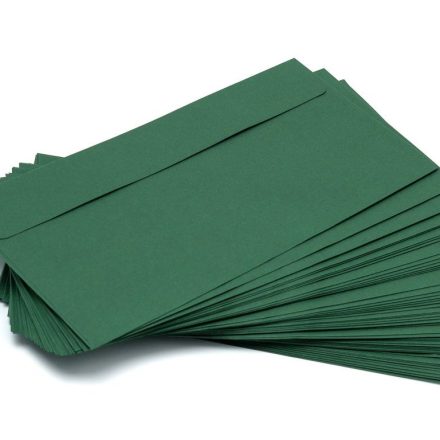 Ornamental envelopes DL HK green x-10 self-adhesive 120 g/m2, 50 pcs