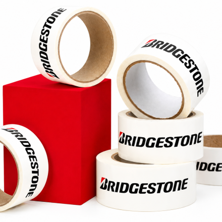 Packing tape with acrylic printing 2 colors 144 rollers 48mm x 54m