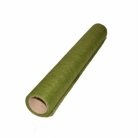 Decorative olive flizeline in the packing roll 50 cm x 7,32 m