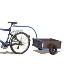 Light bicycle trailer ZU-1180, transport, load capacity 150 kg