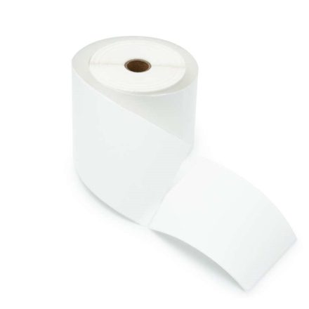 Self-adhesive thermal labels 100x150 mm white in roll 500 pcs