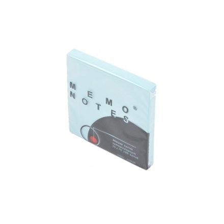 Memo Notes Adhesive Cards 75x75 mm blue pastel 100 pcs