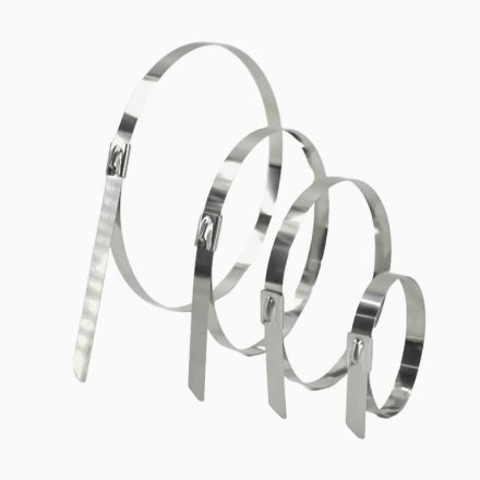 Stainless steel cable clamps 360 x 4,6 mm, 100 pcs