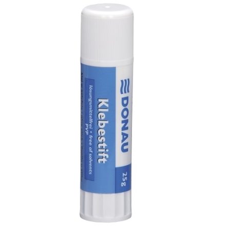 Glue in Stiff PVP Donau 25g white office school