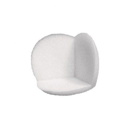 Protective corners CORNER C 75x10 mm white for furniture and walls 100 pcs