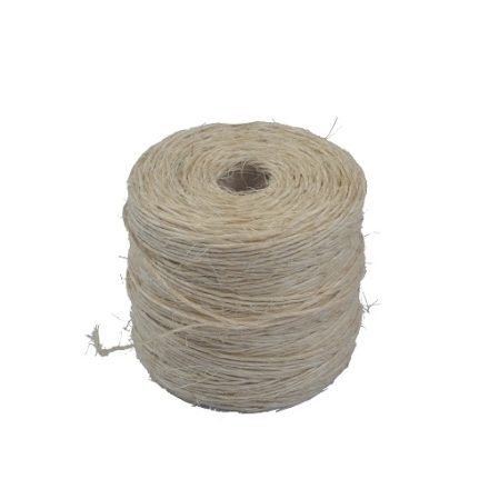 Natural agricultural sisal cord 2 mm 138 m 500 g brown to the garden