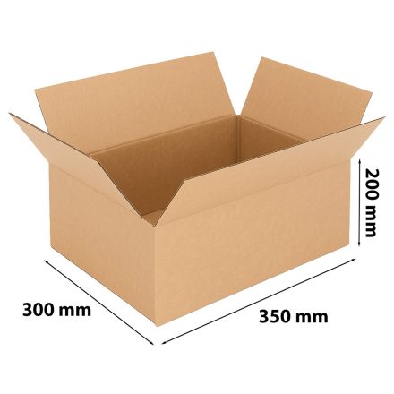Postage flap carton 350x300x200mm Business mailbox M