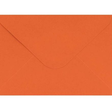 Paper decorative envelopes C5 orange 120g, 50 pieces, for glue