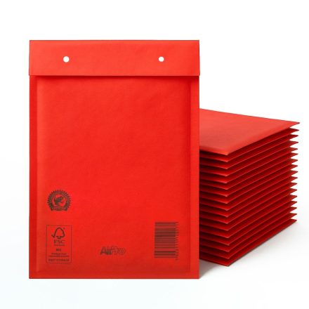 Bubble envelopes G17 red 250x350 mm, 100 items for dispatch