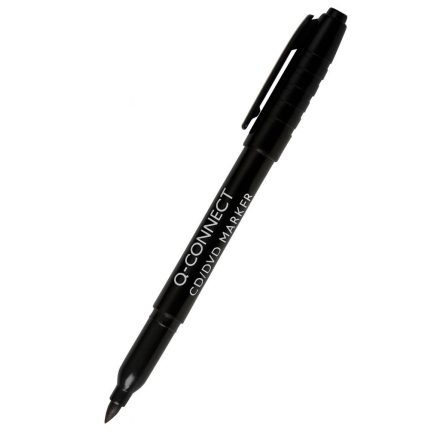Permanent marker for discs CD/DVD Q-connect 0,6 mm black