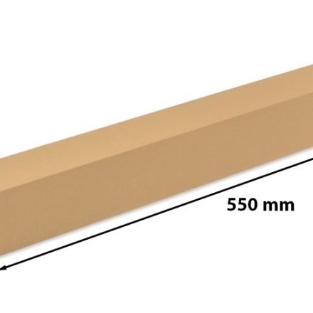Cardboard box B2 550x120x120mm, fashion box for posters