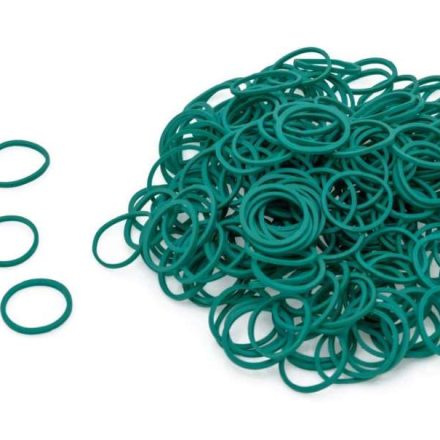 Rubber fillings office rubber green 20mm x 1,5 x 1,5 - 1kg