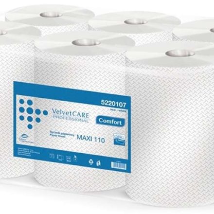 Velvet paper towel MAXI, 6 rollers, 2-layer