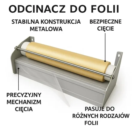 Food foil cutter UNIVERSAL 450 metal cutter for 45 cm